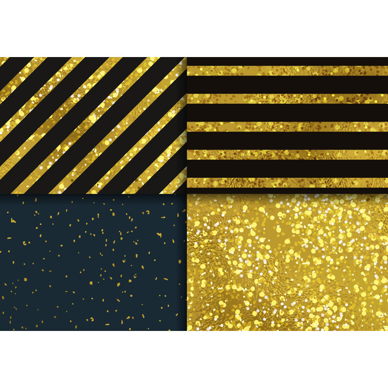 Fairmont Park Striped Gold Indoor / Outdoor Area Rug Wayfair.co.uk